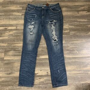 ZD Zani Di disstressed   Jeans- Size 16